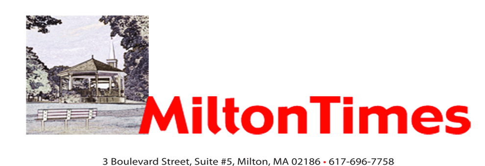 Milton Times logo with gazebo illustration.