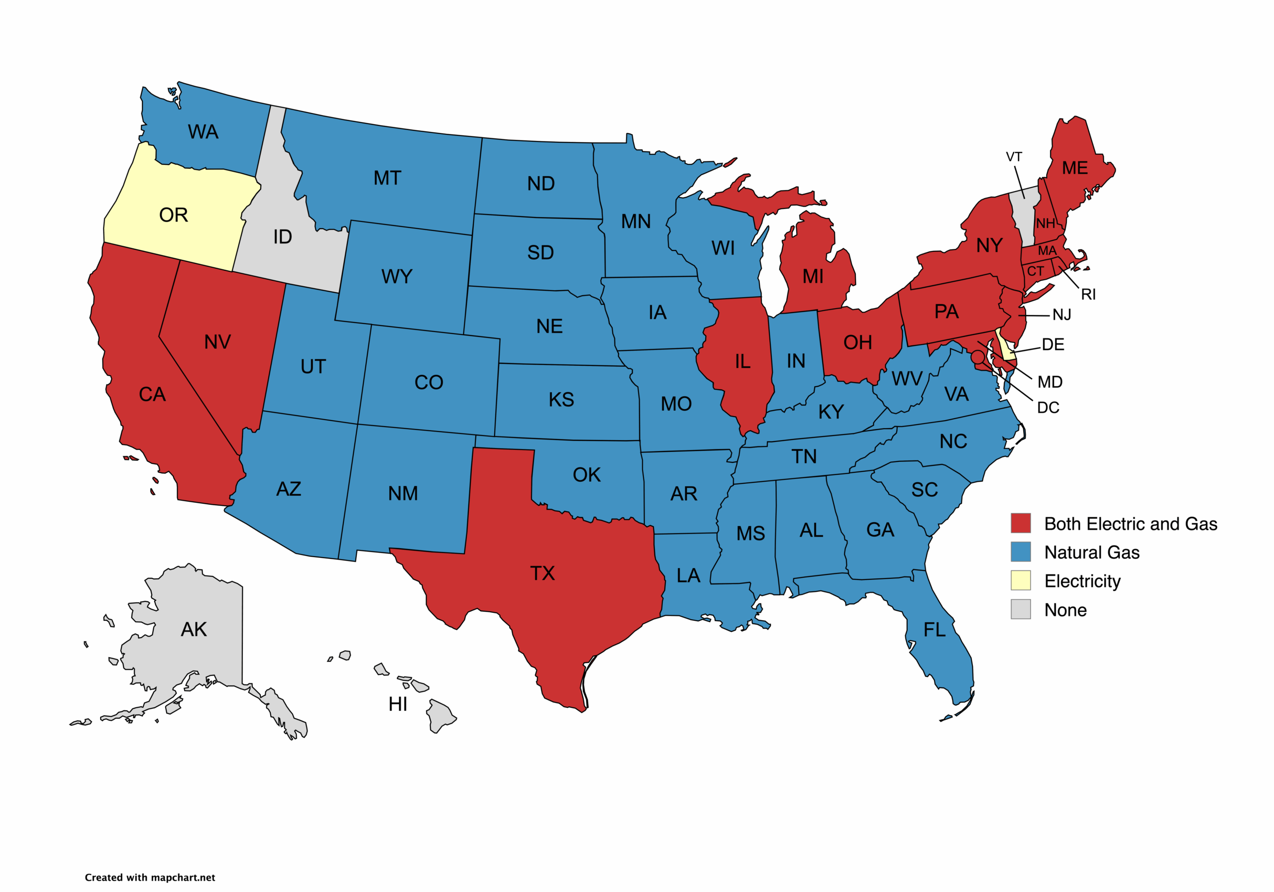 U.S. map showing 2024 presidential primary dates by state with color codes.